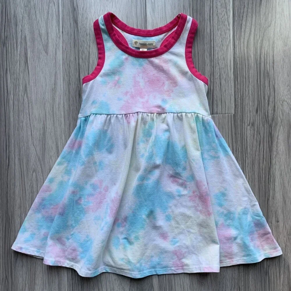 Tucker & Tate Cotton Candy Tie Dye Dress